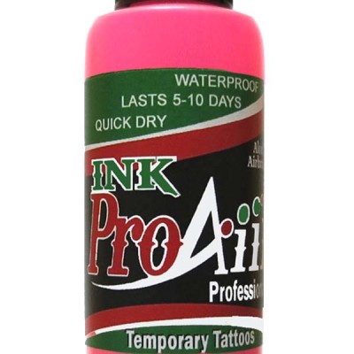 ProAiir Temp Tattoo Ink Hot Flo Pink 2OZ ProAiir Temp Tattoo Ink Hot Flo Pink 2OZ
